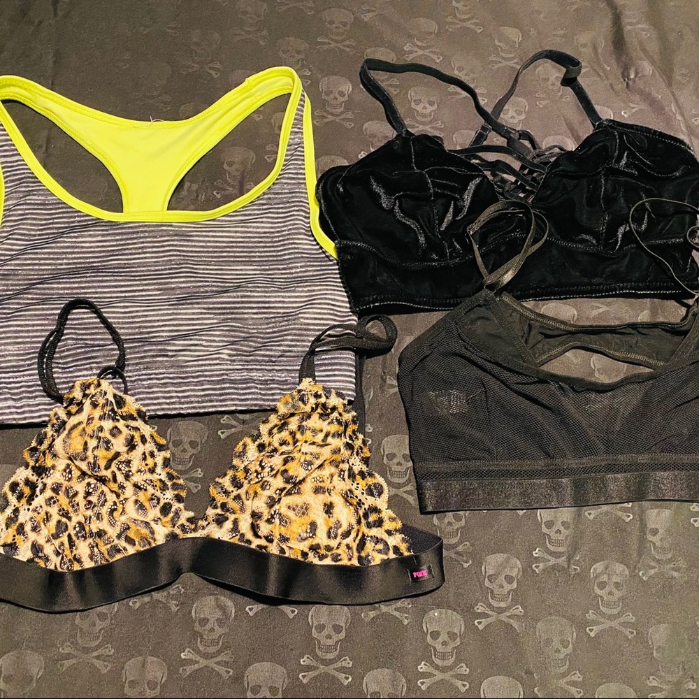 Small - 4 Bralettes BUNDLE